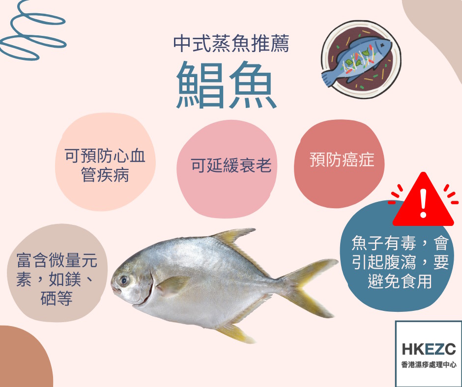 濕疹人士食魚之選,營養學家推薦四種中式蒸魚!